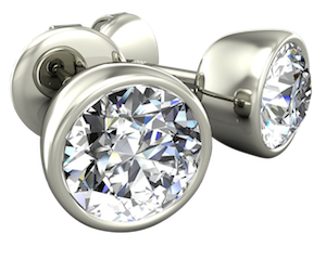 Bezel Setting - WG 9ct